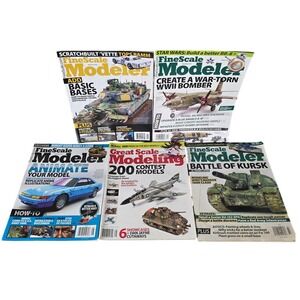 FineScale Modeler Magazine Lot of 5 Battle of Kursk WWII 2017-2024